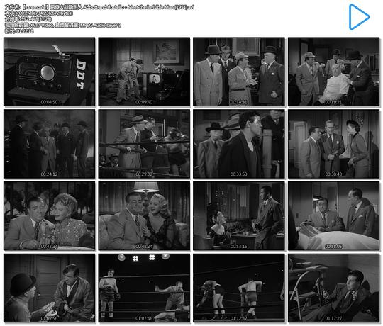 电影《两傻大战隐形人  Abbott and Costello - Meet the Invisible Man》（1951美国）--高清4K/1080P迅雷BT资源下载
