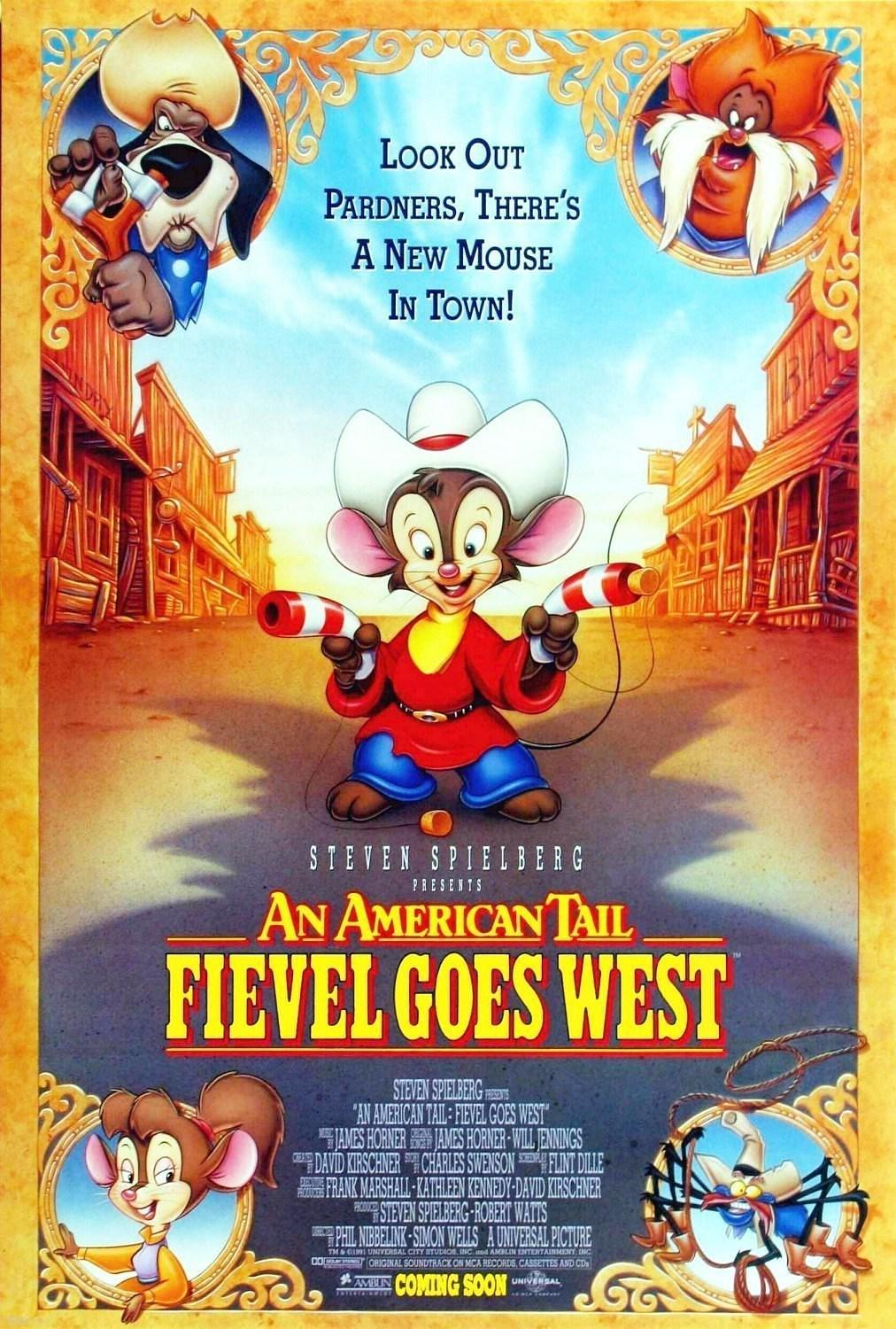 动漫《美国鼠谭2：西部历险记  An American Tail: Fievel Goes West》（1991美国）--高清4K/1080P迅雷BT资源下载