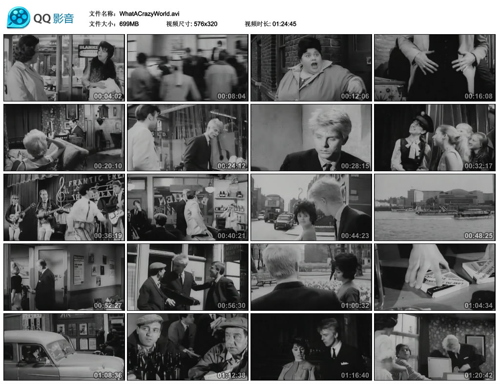 电影《疯狂的世界  What a Crazy World》（1963英国）--高清4K/1080P迅雷BT资源下载