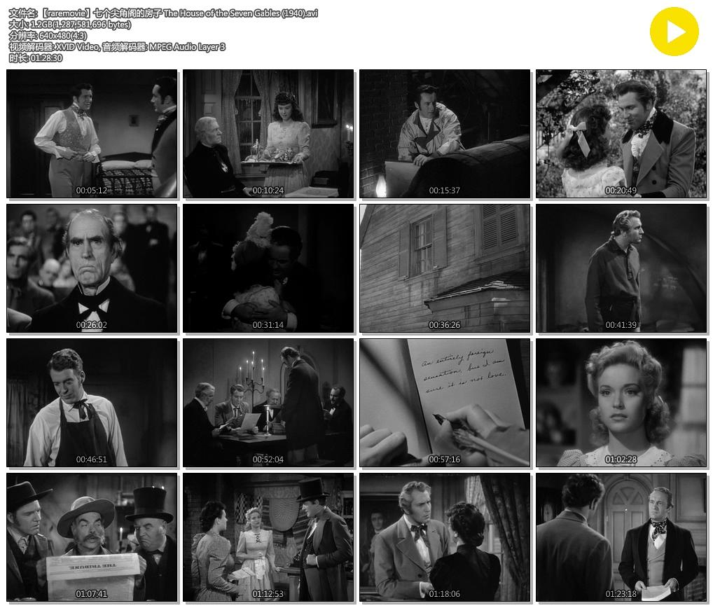电影《七个尖角阁的房子  The House of the Seven Gables》（1940美国）--高清4K/1080P迅雷BT资源下载