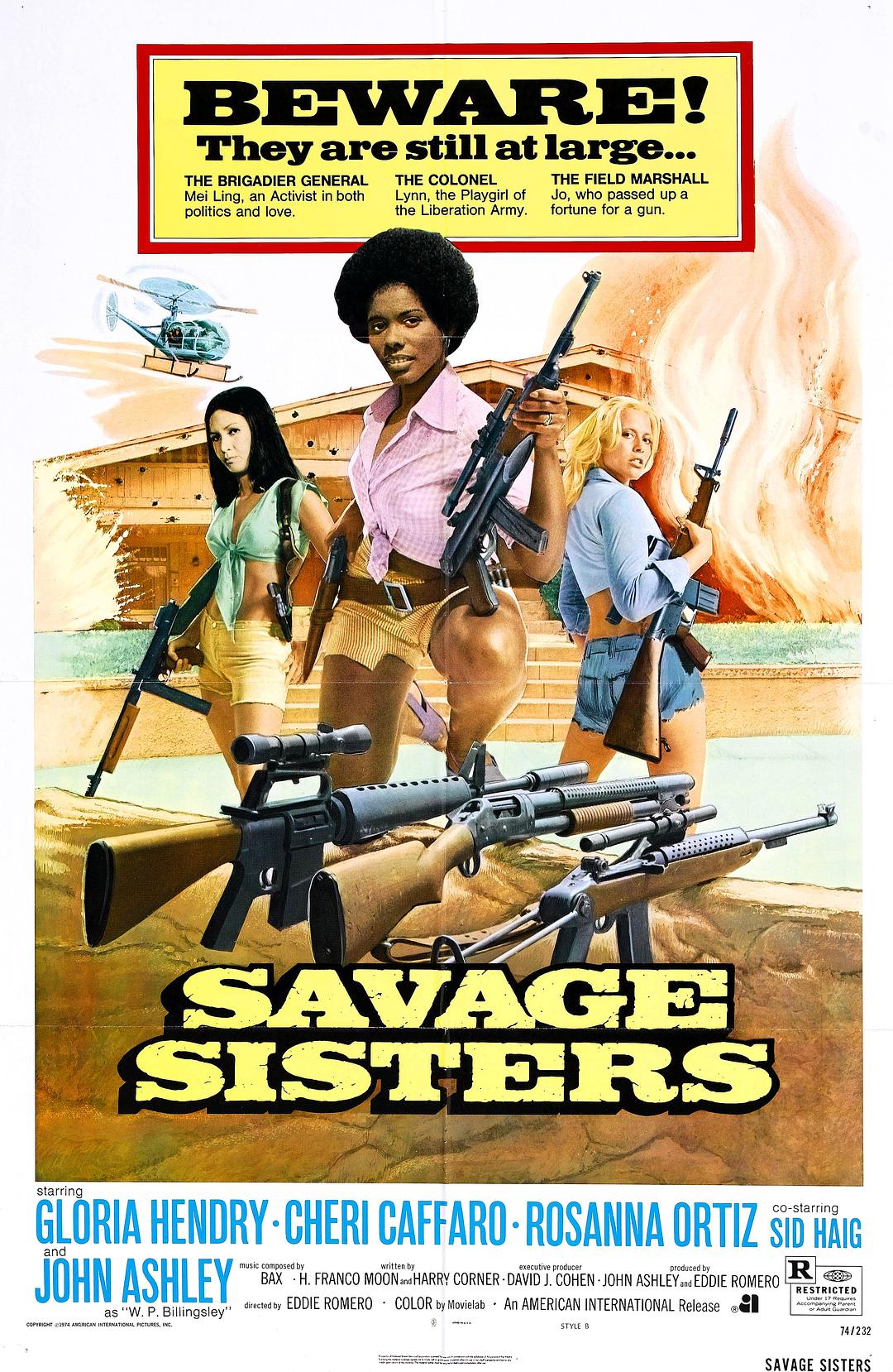 电影《狂野姐妹帮  Savage Sisters》（1974美国 / 菲律宾）--高清4K/1080P迅雷BT资源下载