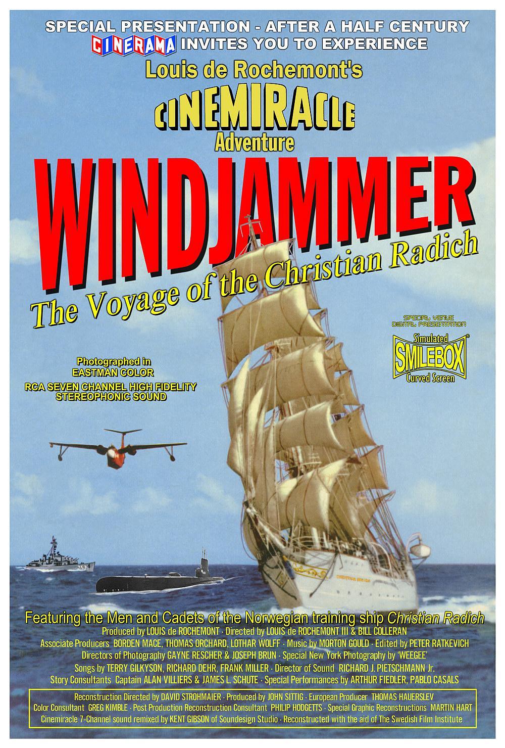 纪录片《大帆船：克里斯蒂安·拉迪奇号旅行记  Windjammer: The Voyage of the Christian Radich》（1958美国）--高清4K/1080P迅雷BT资源下载