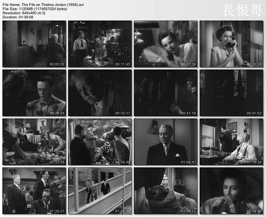 电影《萨尔玛•乔丹档案  The File on Thelma Jordon》（1950美国）--高清4K/1080P迅雷BT资源下载