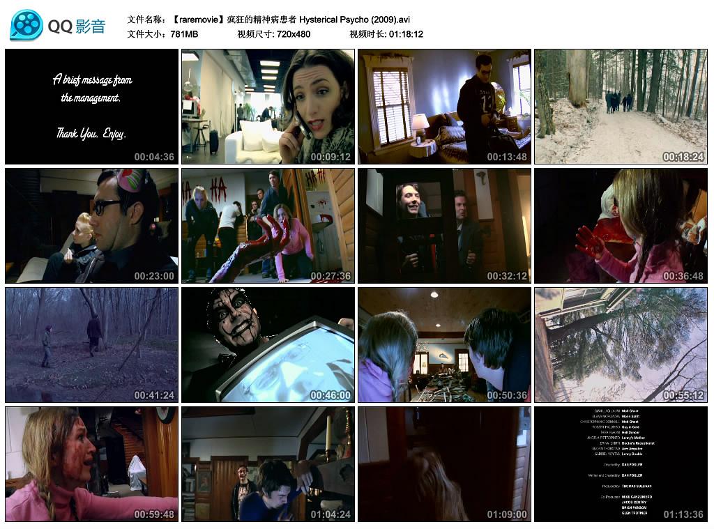 电影《疯狂的精神病患者  Hysterical Psycho》（2009美国）--高清4K/1080P迅雷BT资源下载