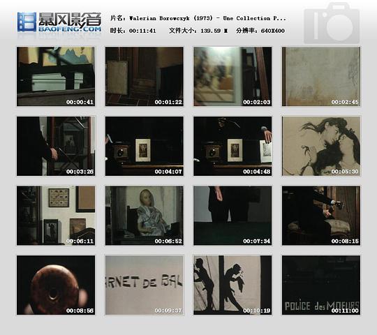 纪录片《私人收藏  Une collection particulière》（1973法国）--高清4K/1080P迅雷BT资源下载
