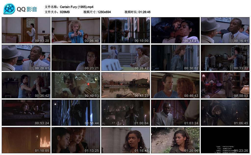 电影《黑狱霸王花  Certain Fury》（1985美国）--高清4K/1080P迅雷BT资源下载
