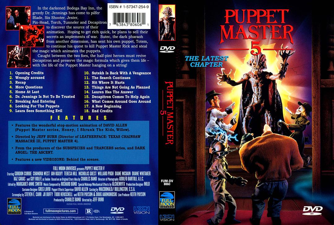 电影《魔偶奇谭5 邪神复苏  Puppet Master 5: The Final Chapter》（1994美国）--高清4K/1080P迅雷BT资源下载