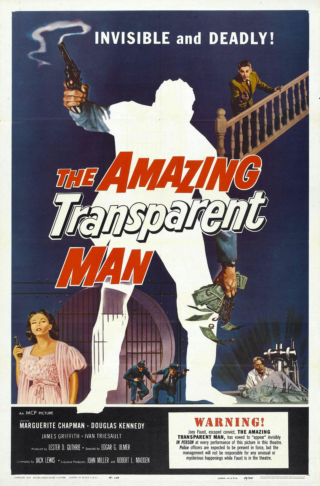 电影《神奇的透明人  The Amazing Transparent Man》（1960美国）--高清4K/1080P迅雷BT资源下载