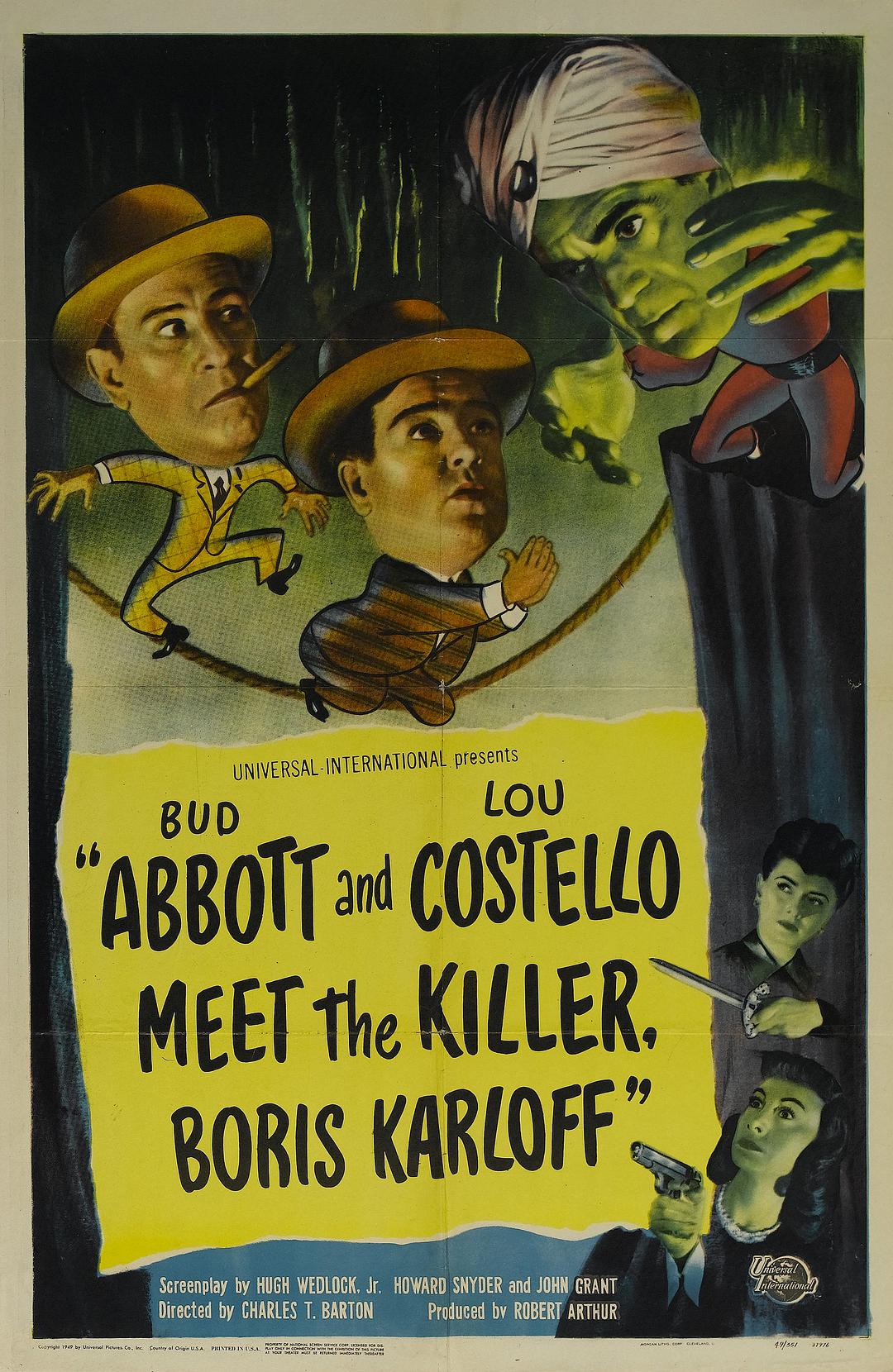 电影《两傻查案记  Abbott and Costello Meet the Killer, Boris Karloff》（1949美国）--高清4K/1080P迅雷BT资源下载