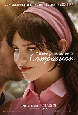 【蓝光|原盘|收藏】《完美伴侣[中文字幕+特效字幕].Companion.2025.V2.BluRay》[4K][2160P][16.28GB][美国]