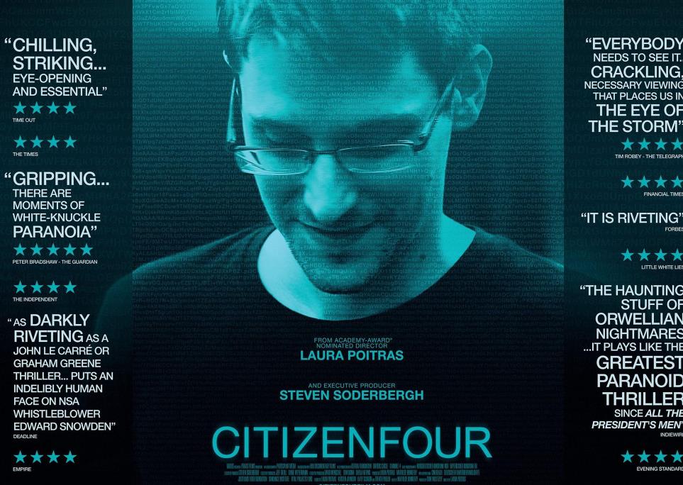 央视译制纪录电影《第四公民 Citizenfour 2014》[中英双字][1080P][720P][网盘][资源下载]